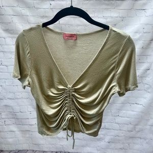 Ragdoll Green Cropped Top